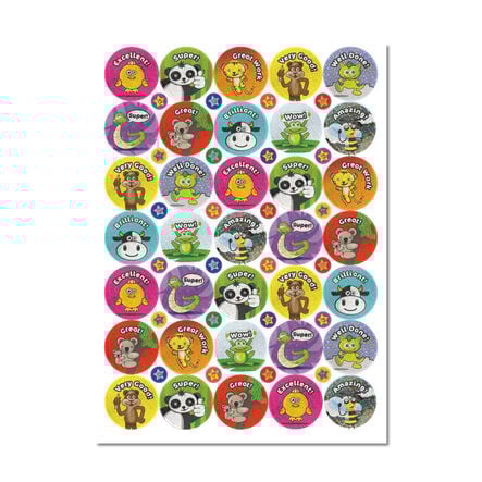 Sparkling Praise Animal Stickers 590pk  hi\-res
