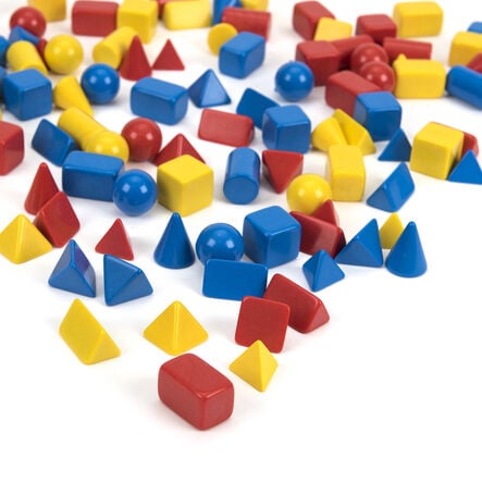 Coloured Small Solid Shapes 96pk  hi\-res