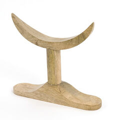 Egyptian Wooden Headrest  Egyptian Wooden Headrest  hi-res