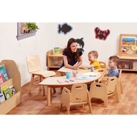 Millhouse Semi\-Circle Classroom Tables H320mm  hi\-res