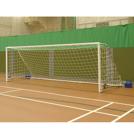 Harrod Folding Wheelaway Steel Five\-a\-Side Goals 3.6 x 1.2m  hi\-res