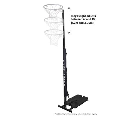 Sure Shot Easi Play Junior Netball Hoop and Stand Unit  hi\-res