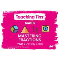 TTS Mastering Fractions Activity Cards Year 3 100pk  hi-res