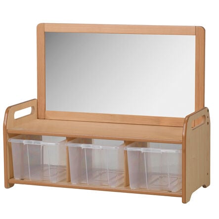 Millhouse Low Storage W\/ Mirror Room Divider  hi\-res