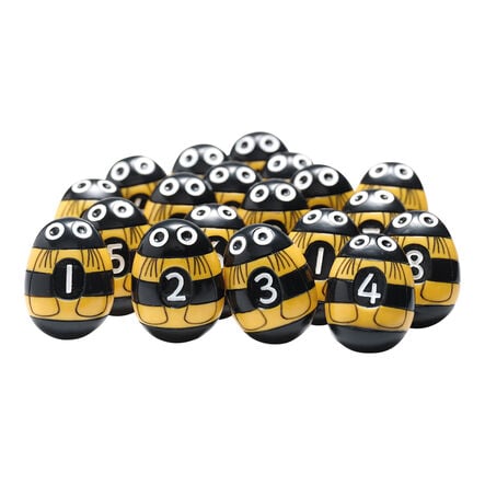Honey Bee Number Stones  hi\-res