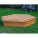 Hexagonal Wooden Sandpit with Lid  hi\-res