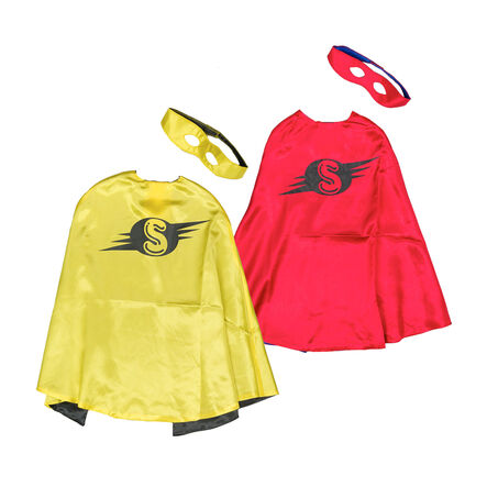 Dress up Superhero Reversible Capes and Masks 4pk  hi\-res