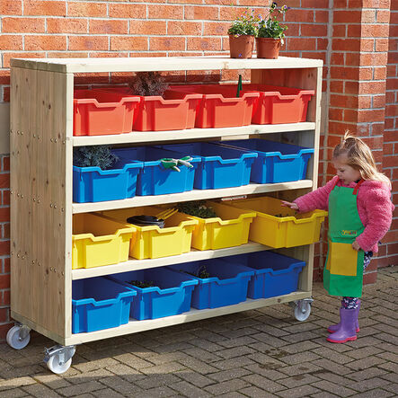 Large Outdoor Mobile Storage Shelving Unit H1140mm  hi\-res