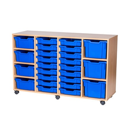 Mobile Quad Tray Unit Combination 25  hi\-res