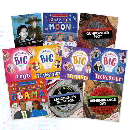 KS1 Influential Individuals and Events Books 10pk  hi\-res