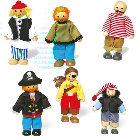 Small World Pirate Dolls 6pcs  hi\-res