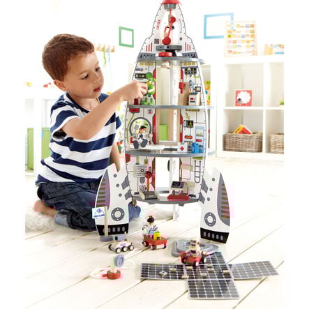 Small World Wooden Spaceship Rocket  hi\-res