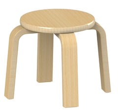 Millhouse Wooden Stacking Stool Pack of 4  hi-res