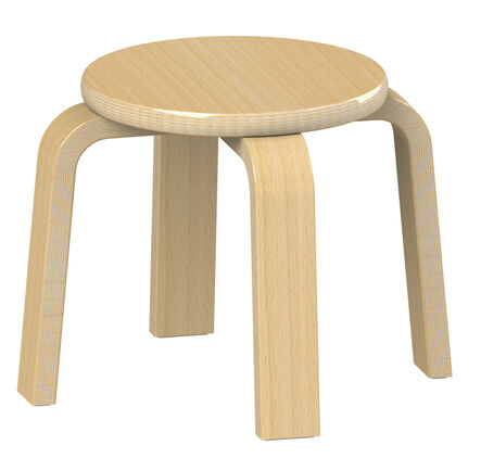 Millhouse Wooden Stacking Stool Pack of 4  hi\-res