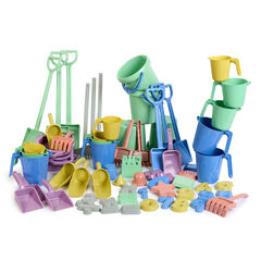 Recycled Plastic Sand Water Messy Play Big Bundle 69pk  Recycled Plastic Sand Water Messy Play Big Bundle 69pk  hi-res