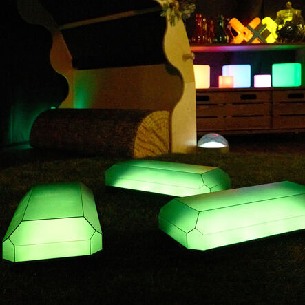 TTS Loose Parts Glow Jewelled Shapes Range  hi\-res