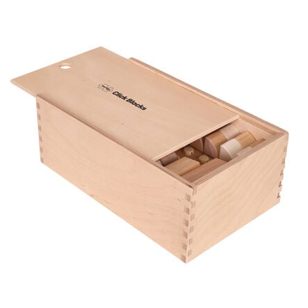 Natural Wooden Click Building Blocks 100pk  hi\-res