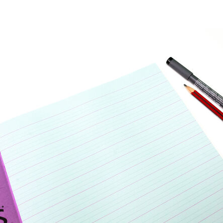 Tinted Blue Handwriting Book A4 25pk  hi\-res
