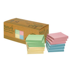 Recycled Pastel Sticky Notes 12pk  Recycled Pastel Sticky Notes 12pk  hi-res