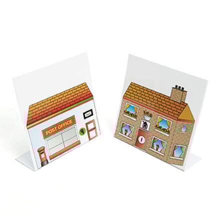 TTS Bee\-Bot® and Blue\-Bot® Busy Street Building Fronts  hi\-res