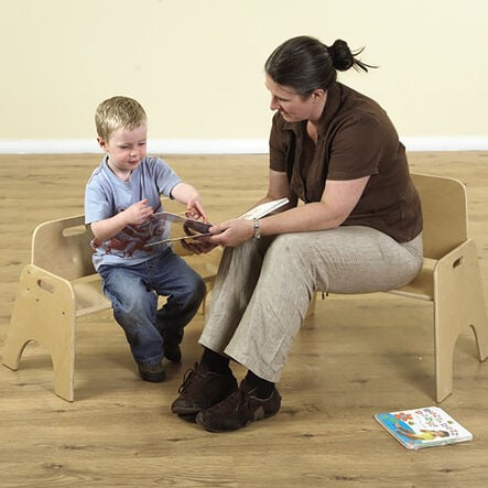 Teacher\'s Birch Ply Wood Chair W53 x D40 x H57cm  hi\-res