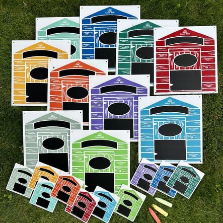 Beach Hut Counting Kit  hi\-res