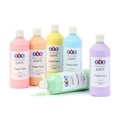 TTS Pastel Ready Mixed Paint 500ml 6pk  TTS Pastel Ready Mixed Paint 500ml 6pk  hi-res