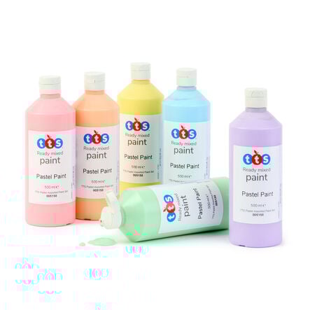 Pastel Ready Mixed Paint 500ml 6pk  hi\-res