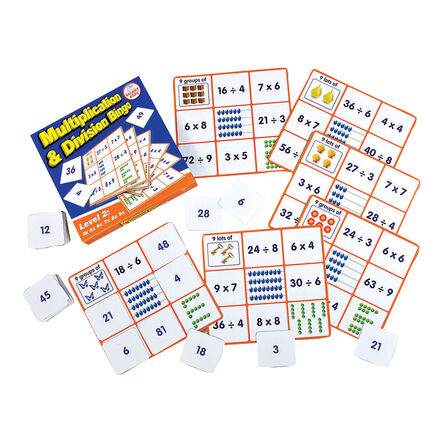 Smart Kids Multiplication \x26 Division Bingo Level 2 Level 2  hi\-res