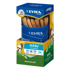 Lyra Half Length Graphite Pencils Tub 36pk  Lyra Half Length Graphite Pencils Tub 36pk  hi-res