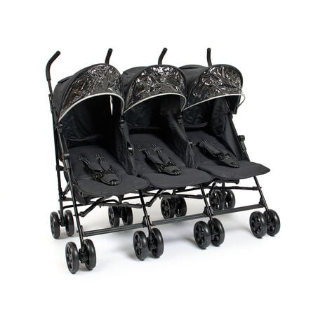 RABO Three\-Seater Stroller with Rain Cover  hi\-res