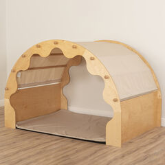 Play Pod Den Cream One Set of Curtains Cream Play Pod Den Cream One Set of Curtains Cream hi-res