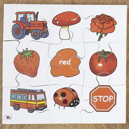 Wooden Colour Puzzles 4pk  hi\-res