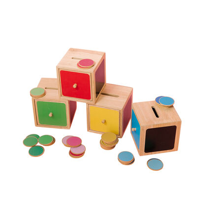 Wooden Post Sort \'n\' Play Cubes  hi\-res