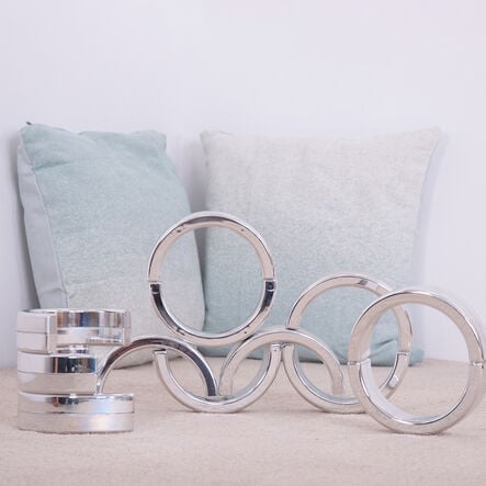 TTS Metallic Silver Stacking Arches 12pk  hi\-res
