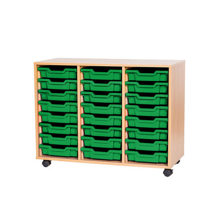 Mobile Triple Tray Storage Unit 24 Trays  hi\-res
