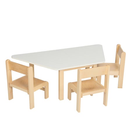 Essentials Table Trapezoidal White Top 300mm  hi\-res