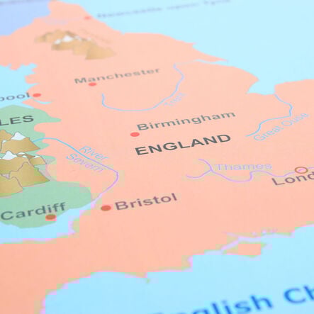 A3 Wipeable Map of the UK Double sided 10pk  hi\-res