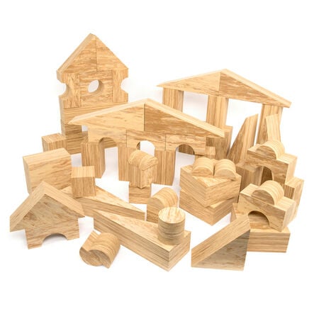 Weplay Soft Wood Effect Foam Construction Blocks  hi\-res