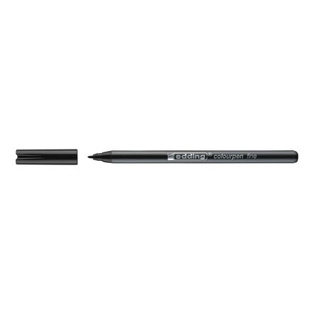 edding Colourpen Fine Black 12pk  hi\-res