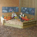 TTS Giant Outdoor Wooden Corner Sandpit  hi\-res