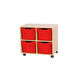 Mobile Double Tray Unit 4 Extra Deep  hi\-res