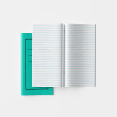6.5''x 4'' Exercise Book 8mm Ruled Green 64pg 50pk Green 6.5''x 4'' Exercise Book 8mm Ruled Green 64pg 50pk Green hi-res