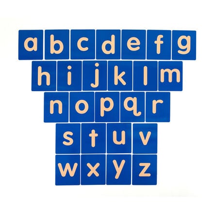 Tactile Alphabet Lowercase Letters  hi\-res