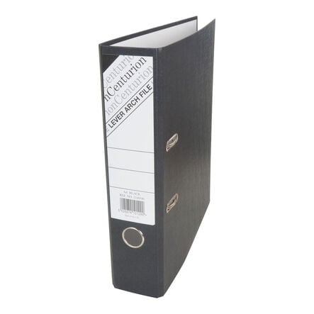 Lever Arch Files A4 10pk Black Black hi\-res