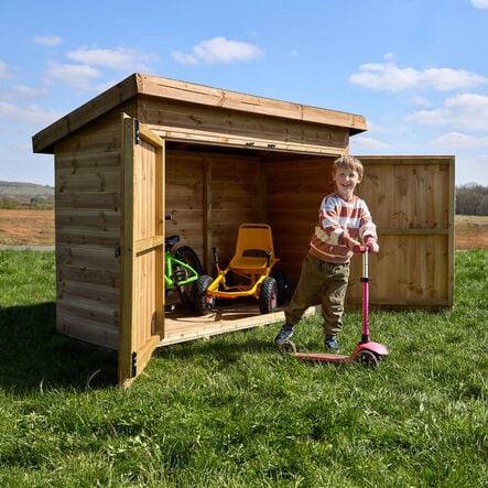 Trikes and Bikes Storage Shed  hi\-res