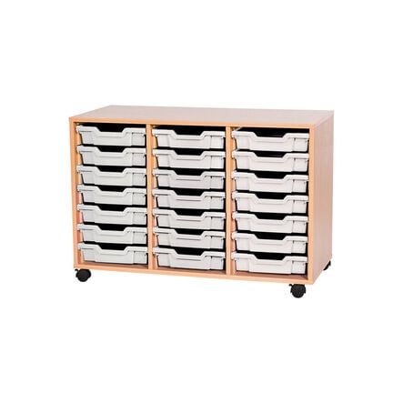 Mobile Triple Tray Storage Unit 21 Trays  hi\-res