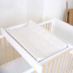 Baby Anti-Roll Wedge Changing Mat Neutral Dash Design  hi-res