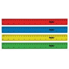 Maped 30cm Coloured Rulers 100pk  Maped 30cm Coloured Rulers 100pk  hi-res