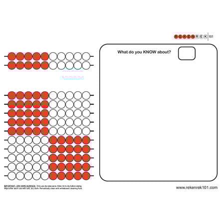 Rekenrek Practice Charts Early Number Sense Bundle  hi\-res